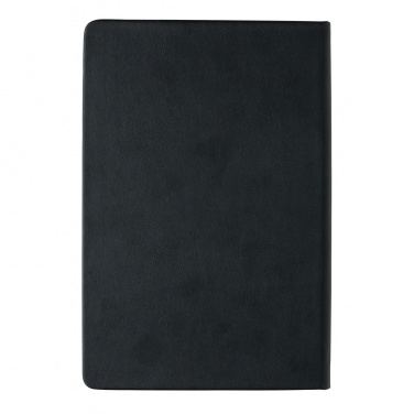 Logo trade promotional gifts picture of: A5 Deluxe notebook with smart pockets